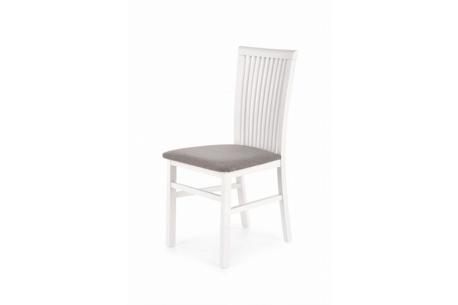 Chair "Angelo" ivory, gray upholstery