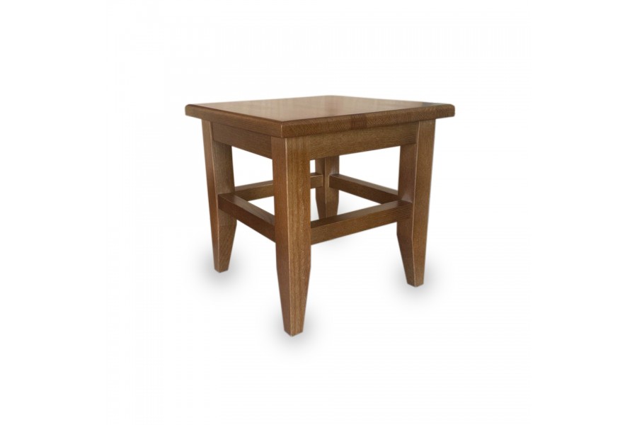 Wooden stool "Baby" natural wood dark