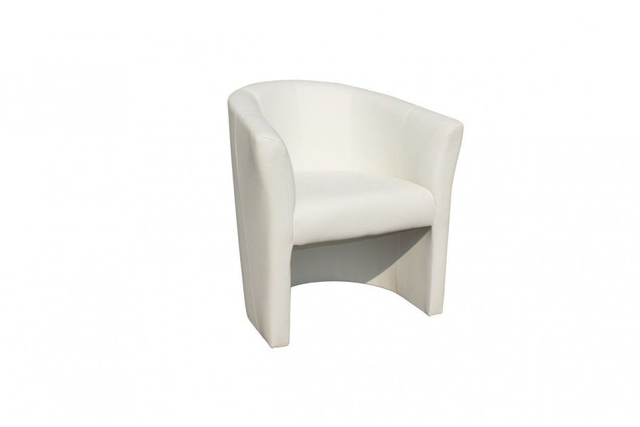 Single chair "Fotel ТМ-1 Signal" white
