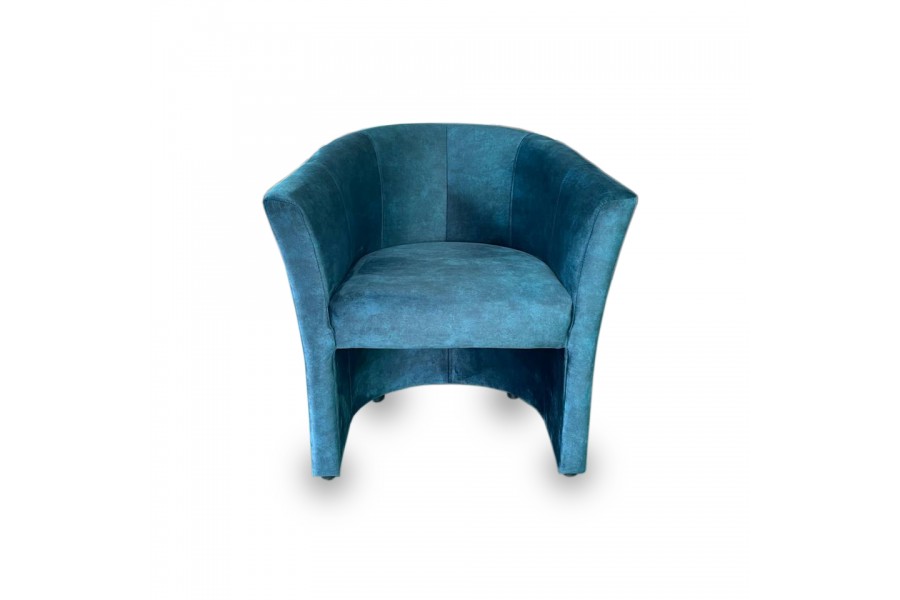 Single chair "Fotel ТМ-1" ramada turquoise velvet 