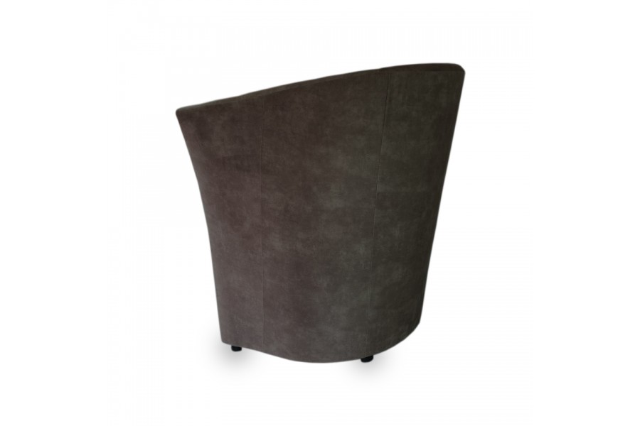 Одинарне м'яке крісло  «Фотель-1» посилене 750х670х760 рамада велюр коричневий
