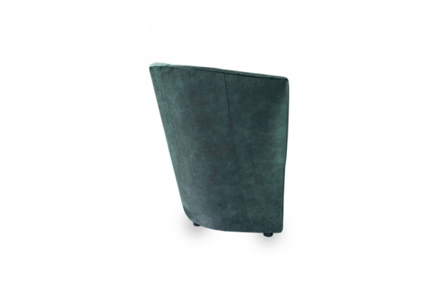 Одинарне м'яке крісло  «Фотель-1» посилене 750х670х760 рамада велюр зелений