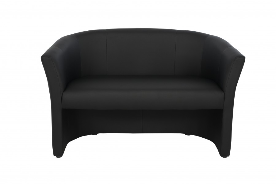 Double armchair "Fotel TM-2 Signal" black