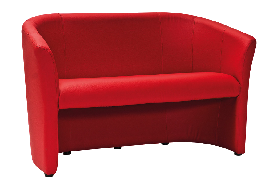 Double armchair "Fotel TM-2 Signal" red
