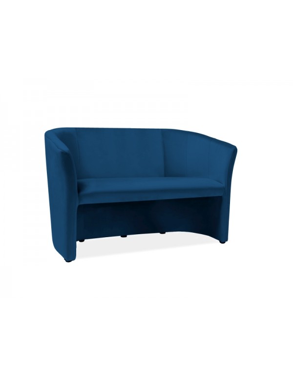 Double armchair "Fotel TM-2 Signal" blue velvet