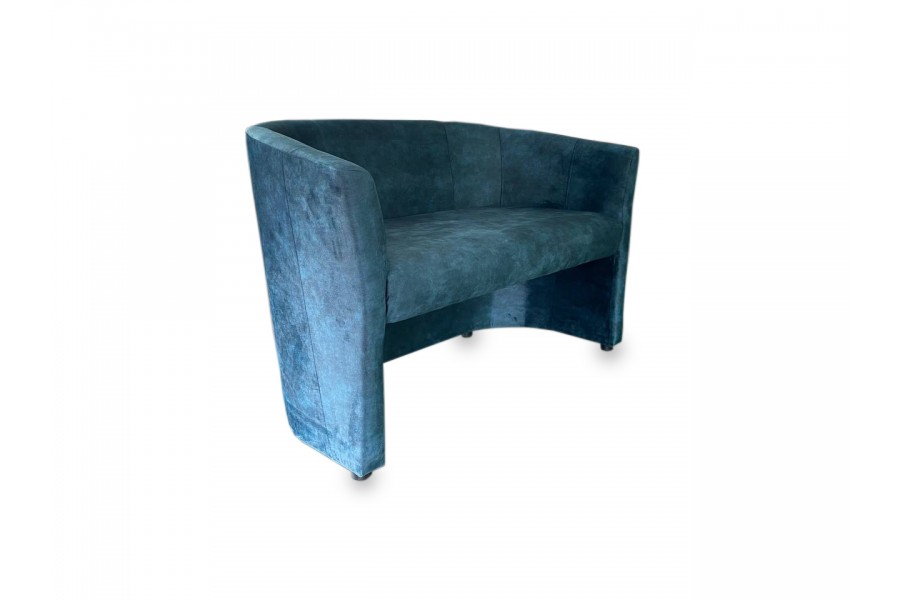 Double armchair "Fotel TM-2 Signal" ramada blue velvet